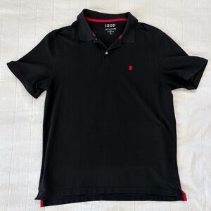 Izod Men's Black Polo